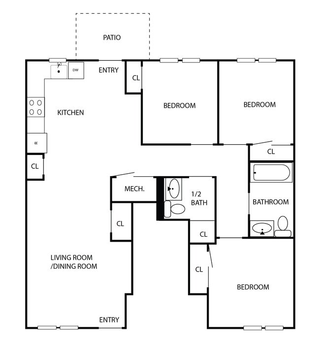 3 Bedroom Apartment - Flagstone Point