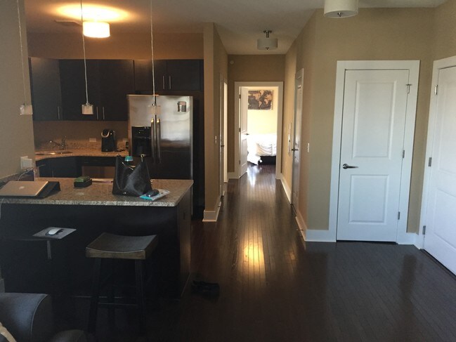 Hall way with view of the kitchen - 110 Broad St