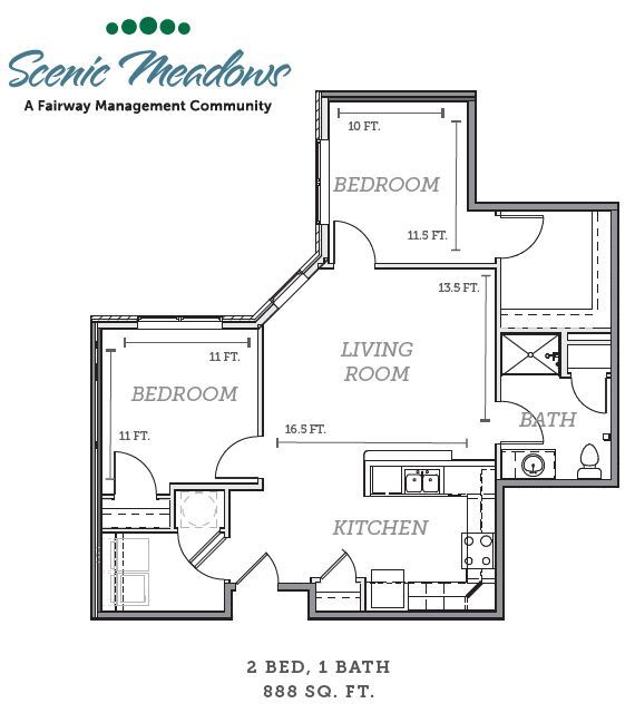 Plano de planta - Parkview Terrace