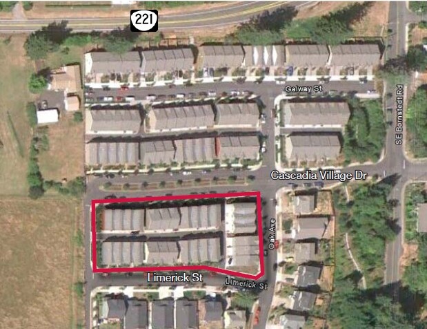 Aéreo - Cascadia Village Townhomes