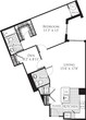 1 Bedroom with Den 949