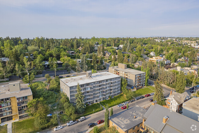 Aerial Photo - Churchill Towers