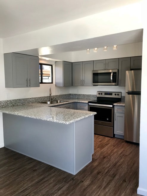 stainless steel appliances in your new home! - The Beverly on 5th