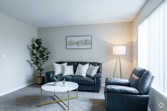 2BR, 1BA - Sierra - Living Room - Granite Valley Apartments