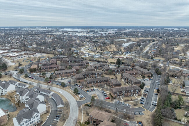 Aerial Context Image - Century Point Apartments