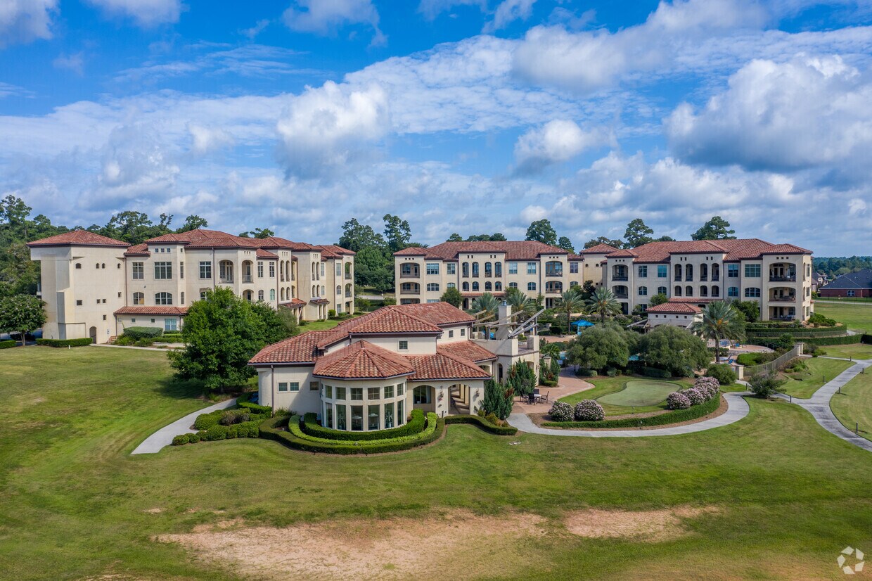 Vista aérea de la Playa Vista Condos - Playa Vista on Lake Conroe