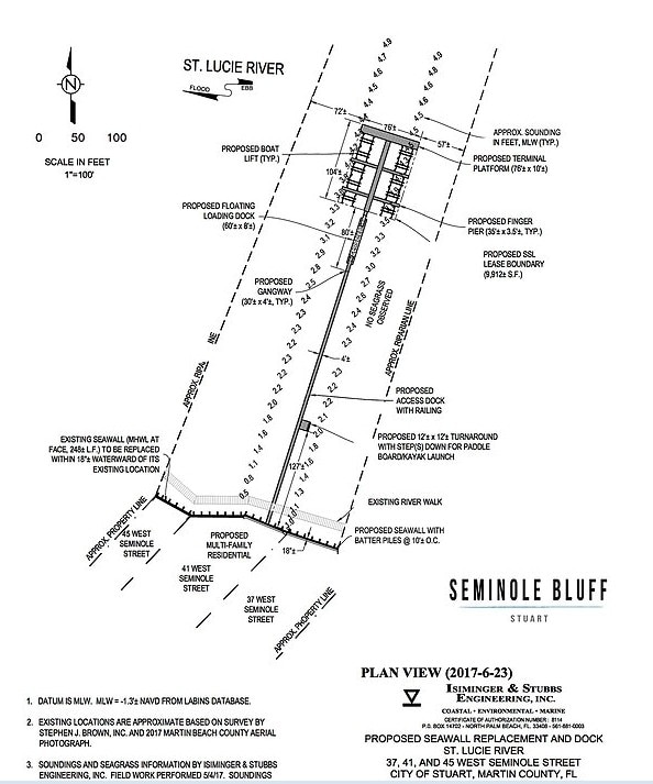 dock plan - Sailfish Cove