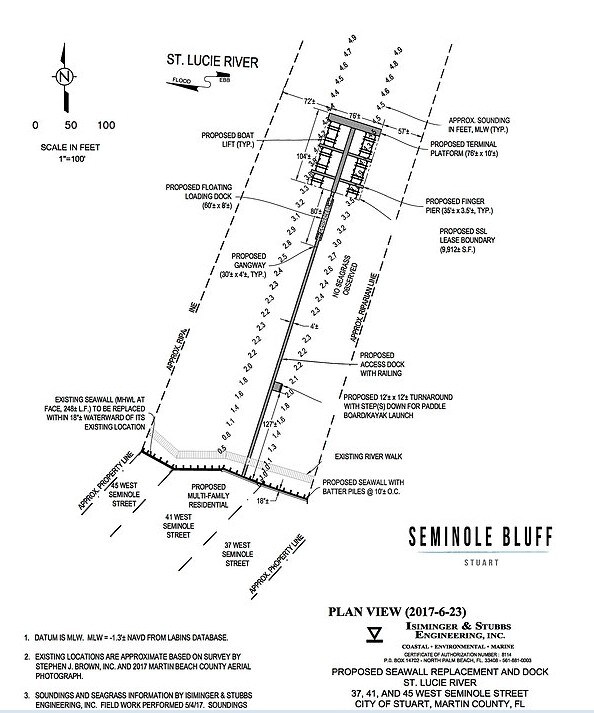 plano del muelle - Sailfish Cove