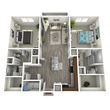 Two Bedroom / Two Bath