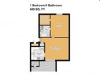 1 Bedroom 1 Bathroom