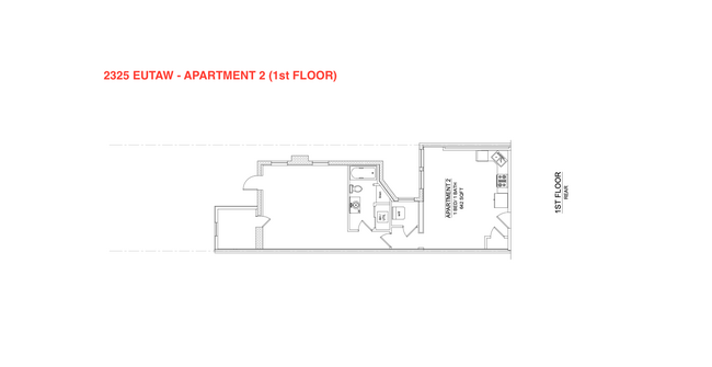 Unit Floorplan - 2325 Eutaw Pl