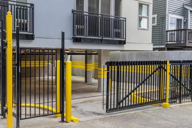 Gated Entry to Parking Area - 4523 8th Ave NE