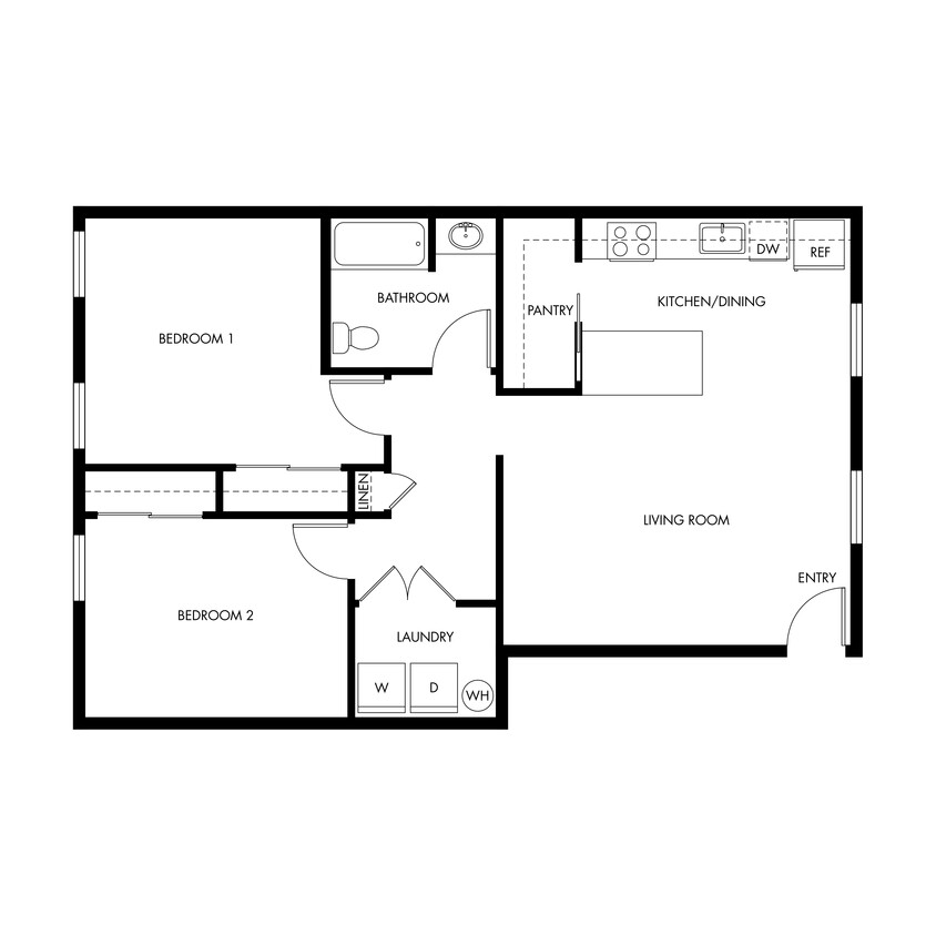 Plano de planta - 3 Davis