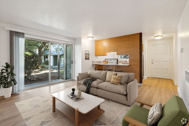 Downstairs 699sqft Living Room - Sawyer Pointe