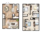 Three Bedroom and Two and Half Bathrooms Town Home