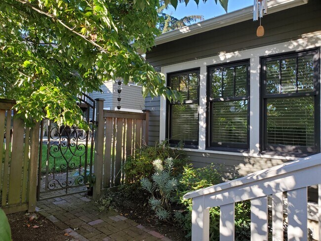 Backyard cottage garden area - 5446 41st Ave SW
