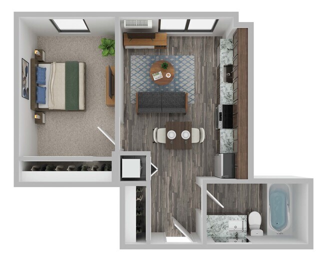Plano de planta - Mast Apartments I & II