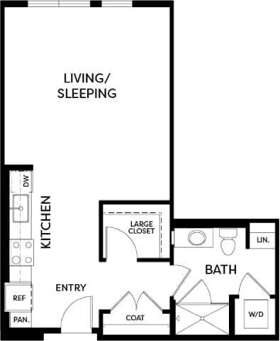 Plano de planta - 5420 Sunset