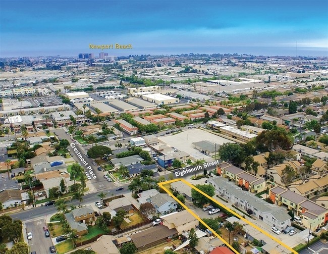 Aerial Photo - Costa Mesa Cottages