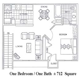 1BR/1BA - The Heights Apartments