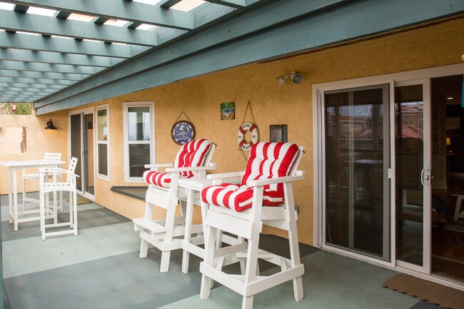 Ocean view patio - 1324 S Pacific St