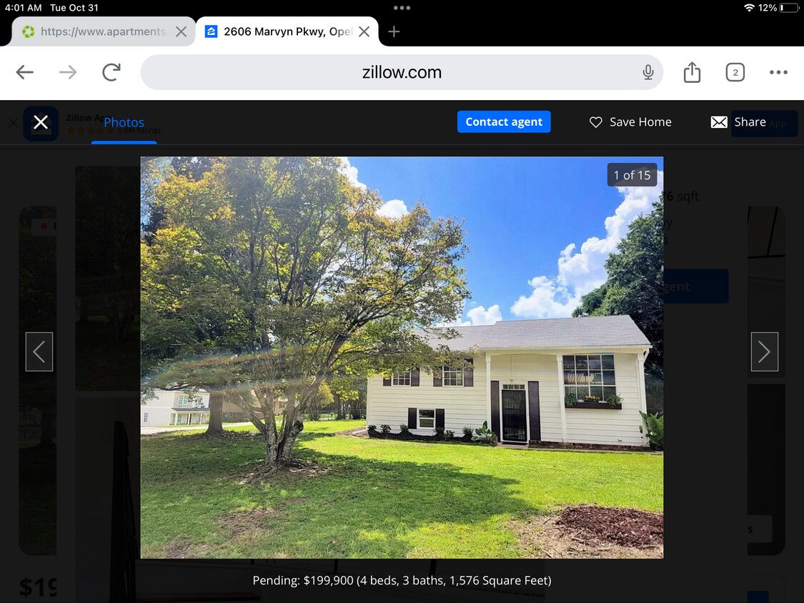 2606 Marvyn Pky, Opelika, AL 36804 House Rental in Opelika, AL