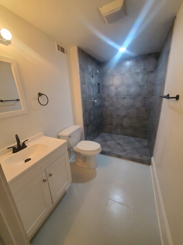 Huge luxury walk-in tile shower! - 2514 N Patterson Ave