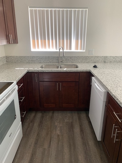 Renovated Unit kitchen - Willowbrook Apartments