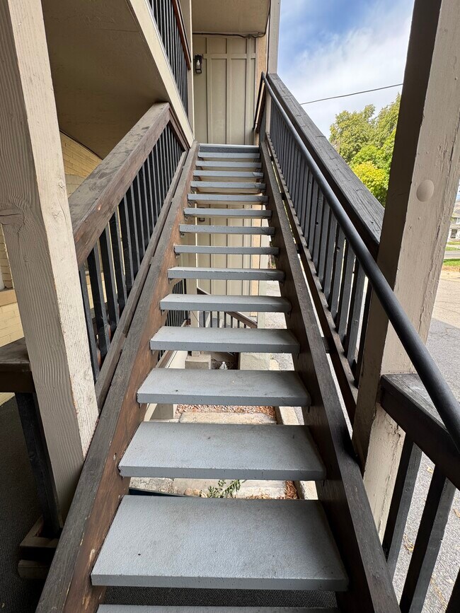 Stairs to unit - 111 S 600 E