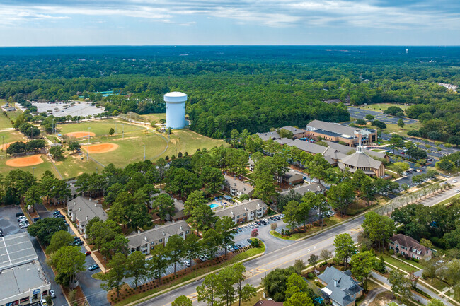 Aerial with Medal of Honor Park - Ashford Place