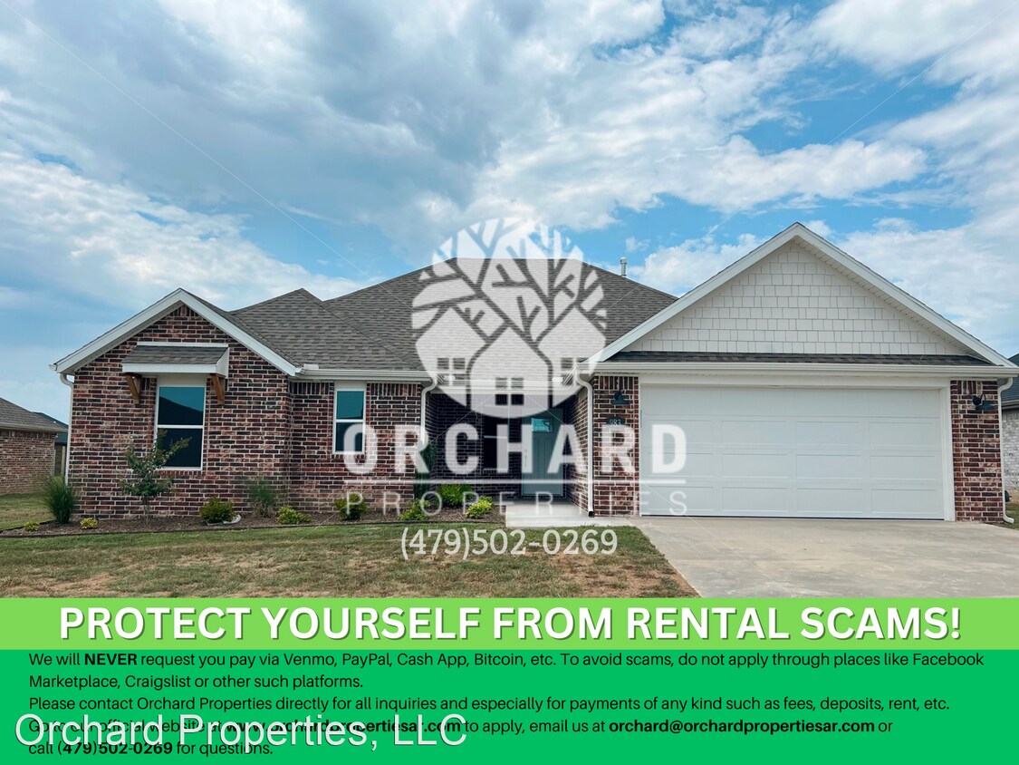 4 br, 2 bath House 983 Madden St. House Rental in Tontitown, AR