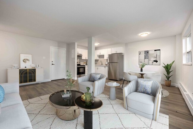 Living Room - Fairview Towers