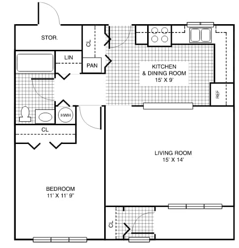 Floorplan - Harvestview Apartments