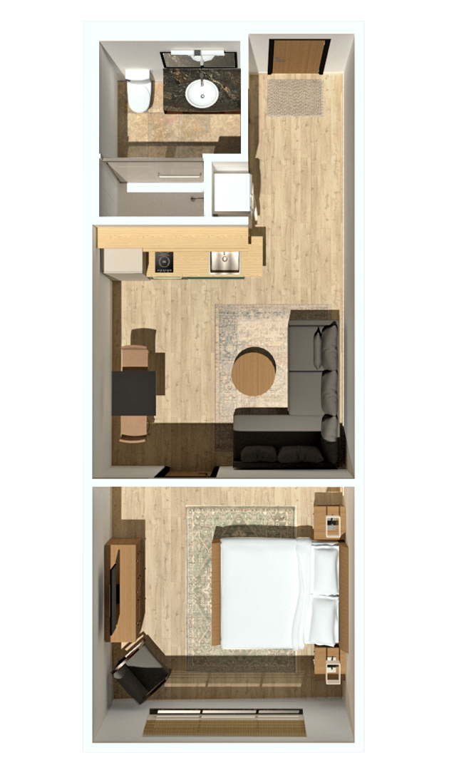 Interior Photo - New Apartments on the Mountain Side of Town