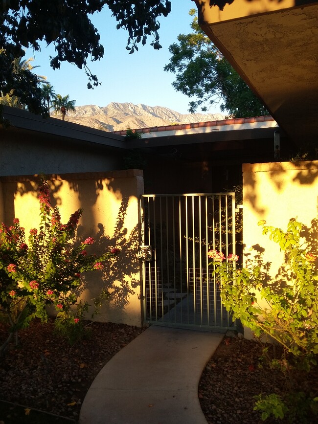 entrance to patio - 1200 N Sunrise Way