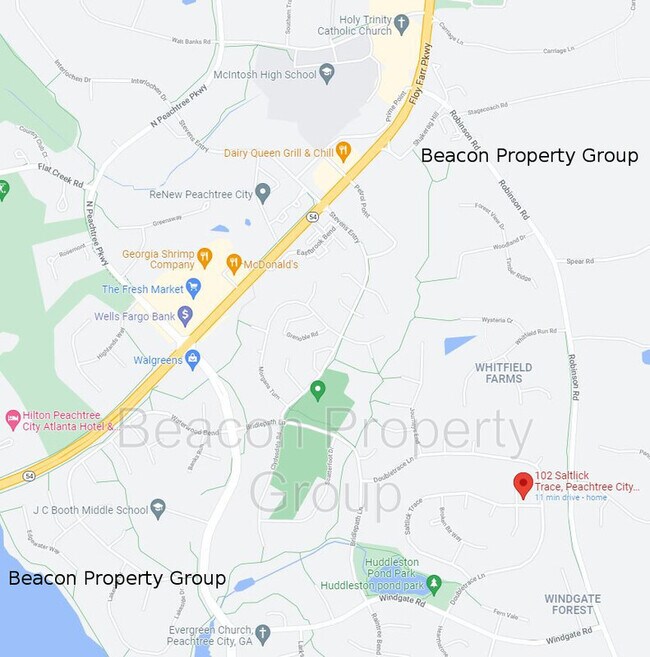 102 Saltlick Trace, Peachtree City, GA 30269 House Rental in