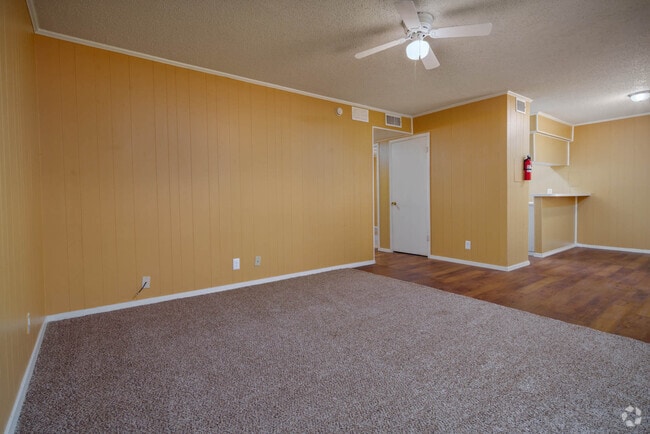 2BR , 1BA - 853SF Living Room - Bellagio At Sunset Apartments