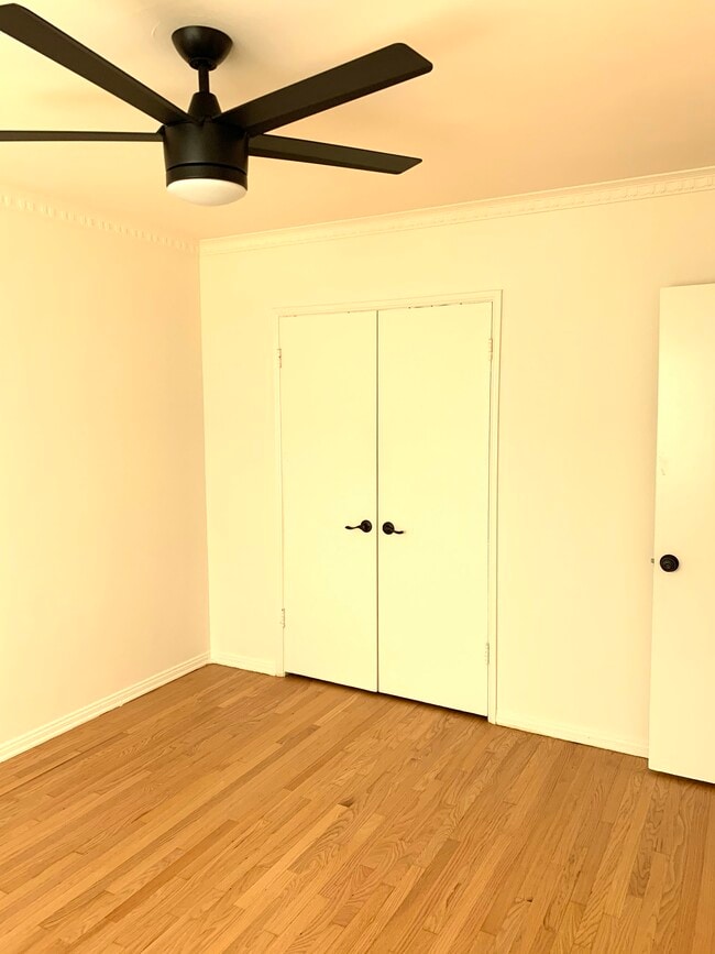 Bedroom closet view - 201 San Vicente Blvd