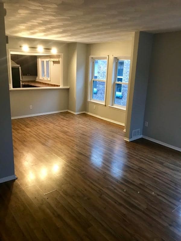 Dining/Kitchen from living room - 650 Clarissa St