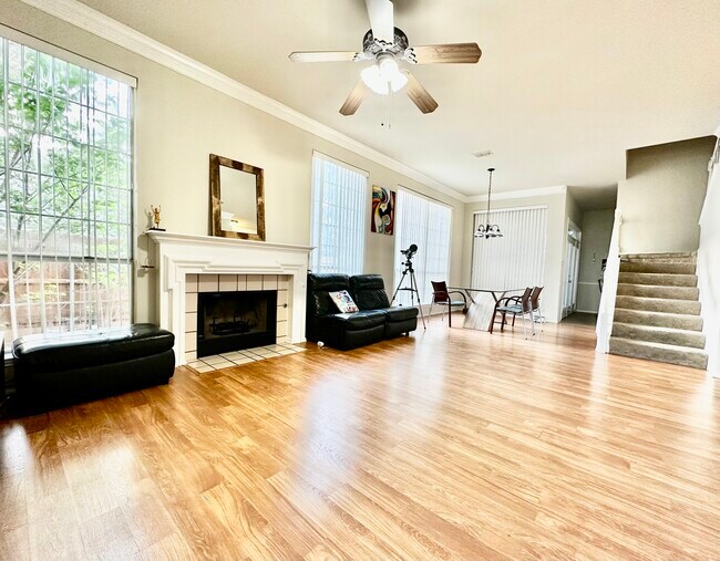 Fire place - 628 Raintree Cir