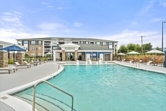Sparkling Swimming Pool at Hawthorne at the Glen in Concord, NC - Hawthorne at the Glen