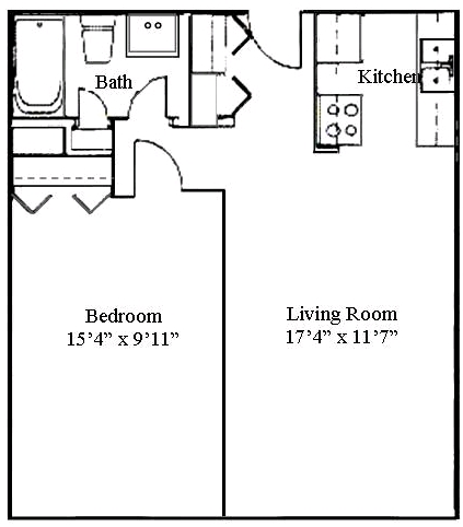 1BR/1BA - Regency Apartment Homes