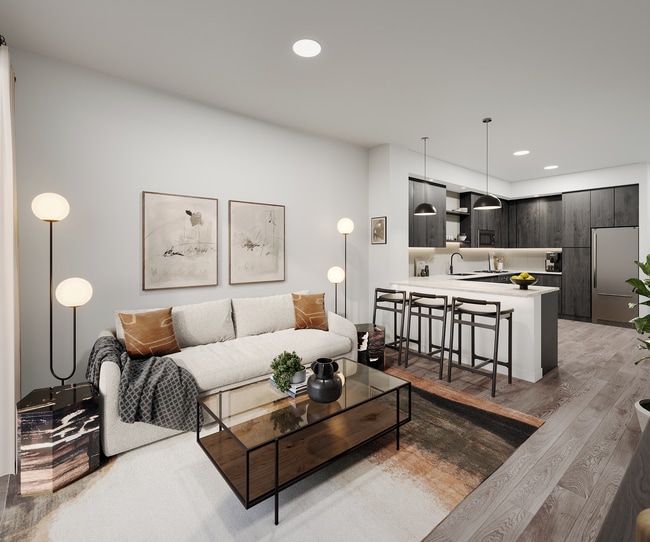 Experience the elegance of contemporary design in this stylish open-concept space. - Pearl Springdale