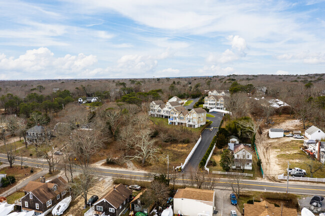 Aerial Context Perspective - 20 Canoe Place Rd