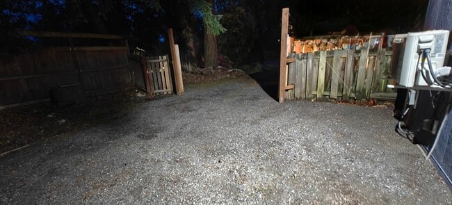 Driveway from house @ night - 15010 26th Ave NE