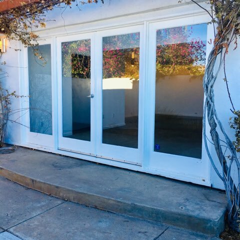 French doors off Living room to patio - 1422 Vine St
