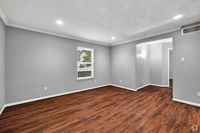 2BR, 1BA - 775SF - Living Room - 835 Heights