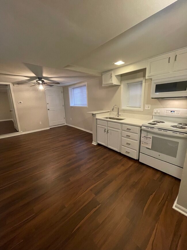 Kitchen and Living room - 1316 Wisconsin Ave