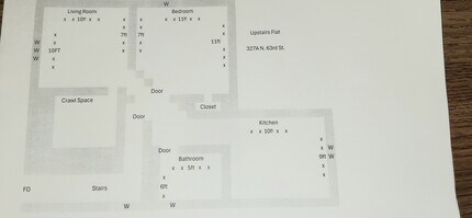 Floor Plan - 327 N 63rd St