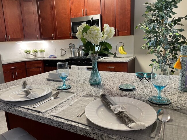 New Kitchen, High-End Appliances, Quartz Adorns the Counters and Large Breakfast Bar - Narberth Hall
